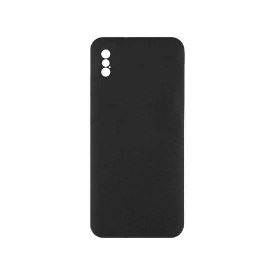 Silicone Case with Camera Shield for Apple iPhone Xs Max Black